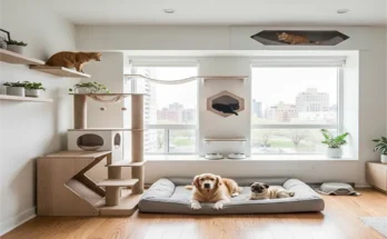 Best Furniture and Vertical Space Solutions for a Harmonious Multi-Pet Household