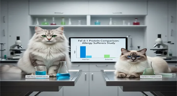 Comparing Fel d 1 Protein Levels in Siberian vs. Balinese Cats for Allergy Sufferers