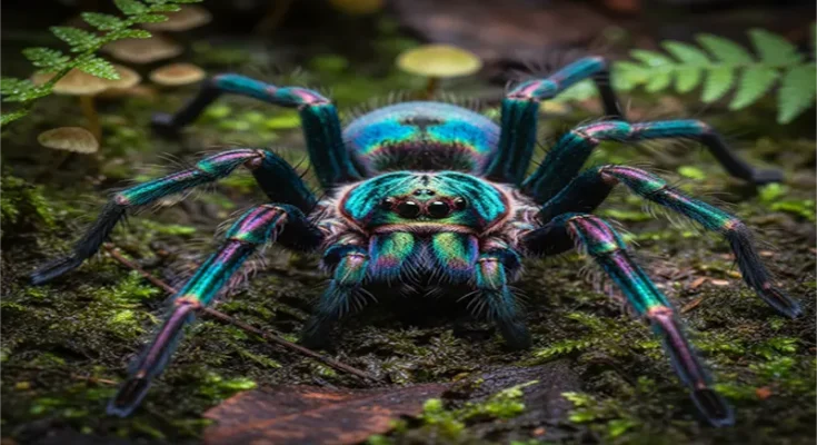 Why the Iridescent Psychedelic Earth Tiger is the World’s Most Beautiful Rare Spider